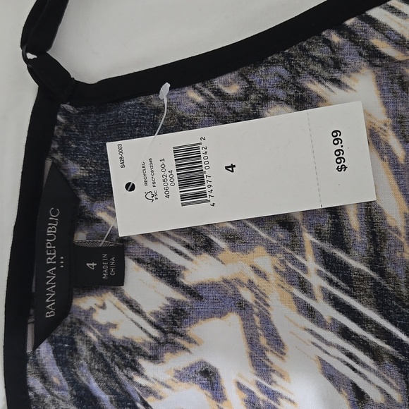 NWT Banana Republic Print Jumpsuit Size 4 - Picture 8 of 9